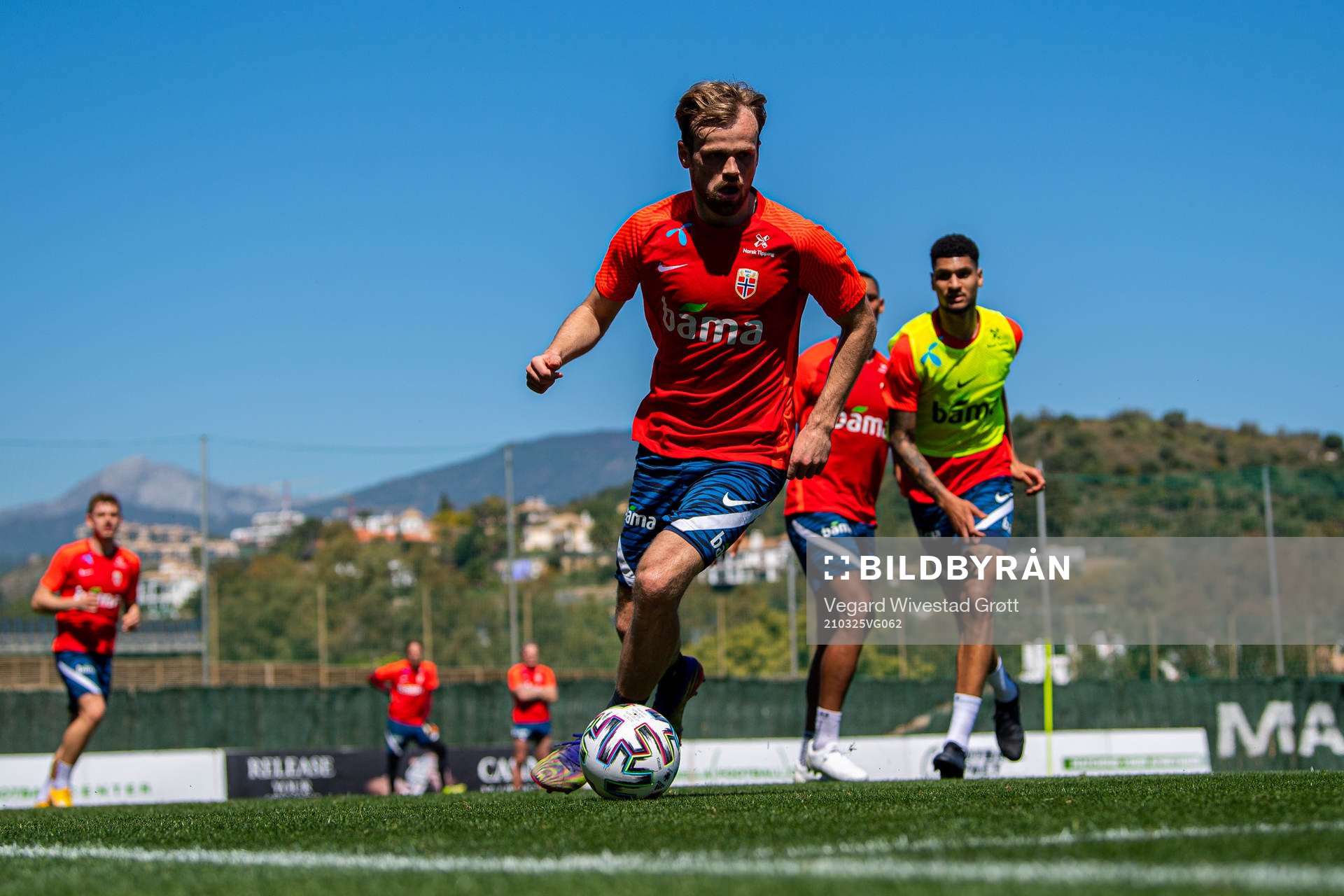 Iver Fossum of the Norwegian national football team