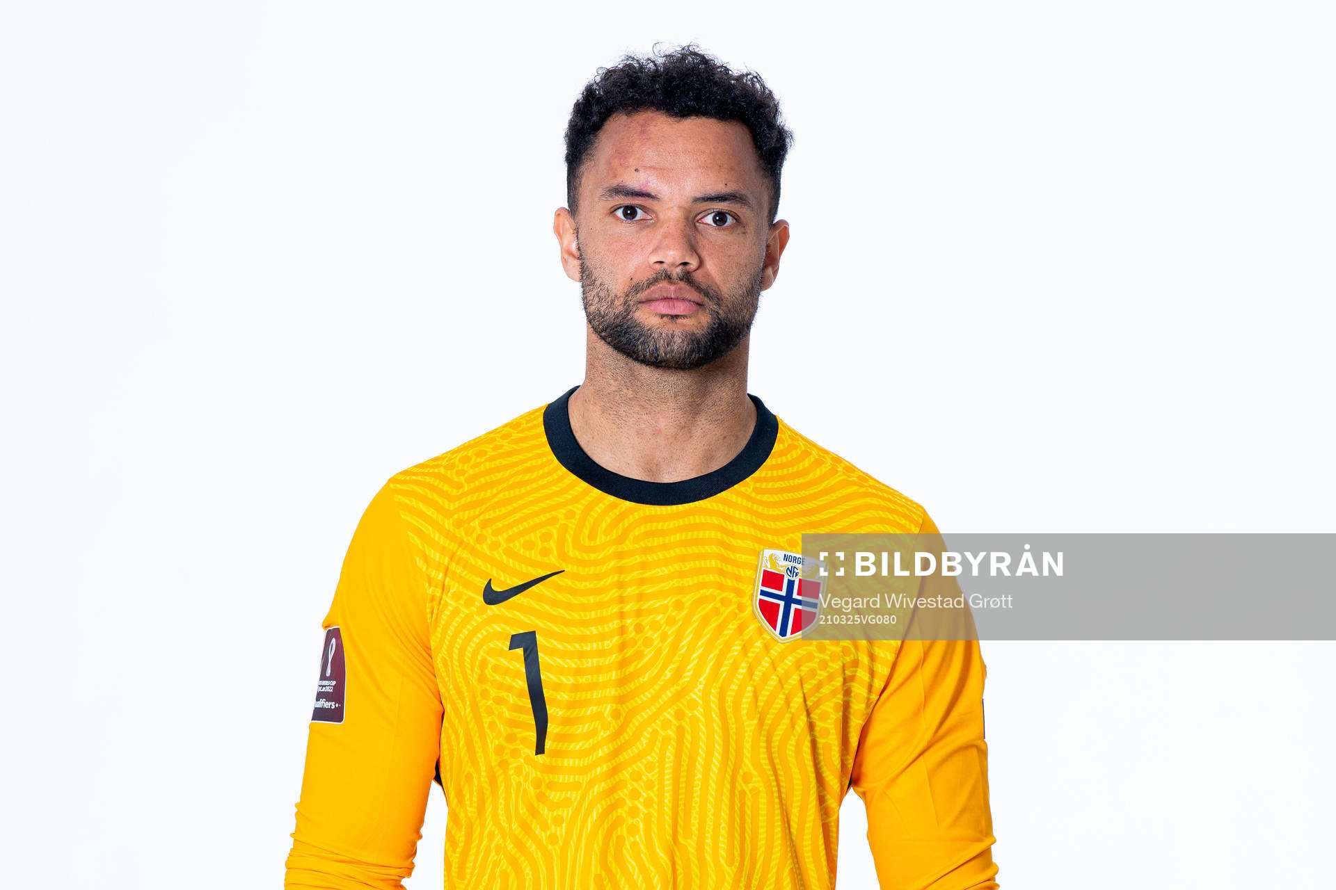 Goalkeeper Sten Grytebust of the Norwegian national