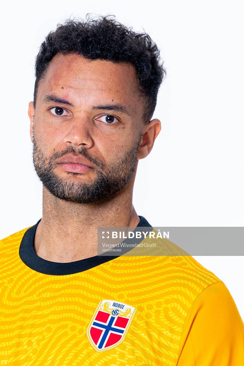 Goalkeeper Sten Grytebust of the Norwegian national