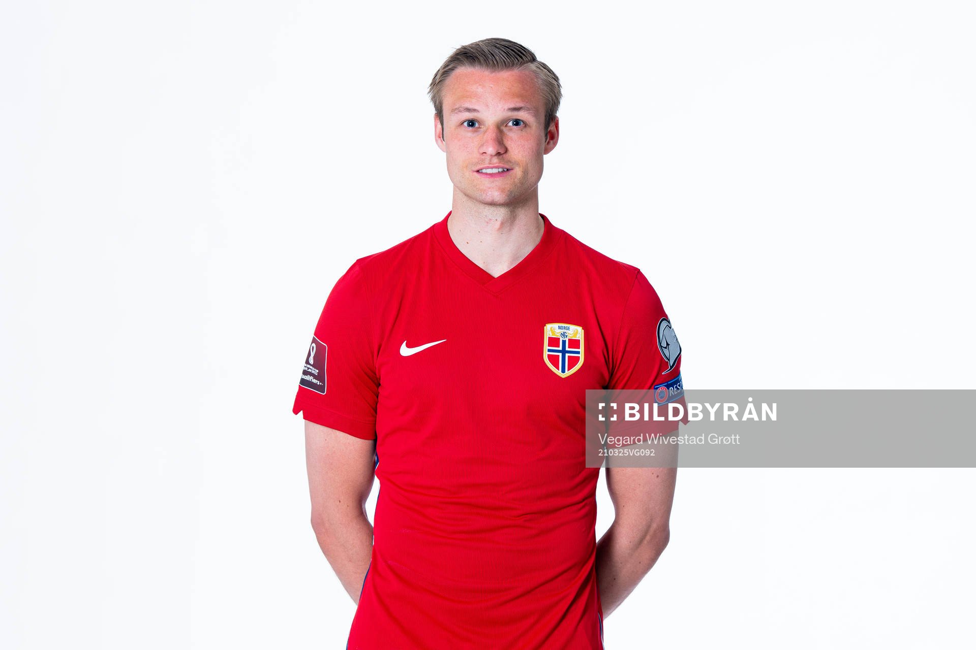 Stian Gregersen of the Norwegian national football team