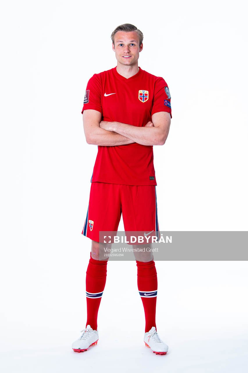Stian Gregersen of the Norwegian national football team