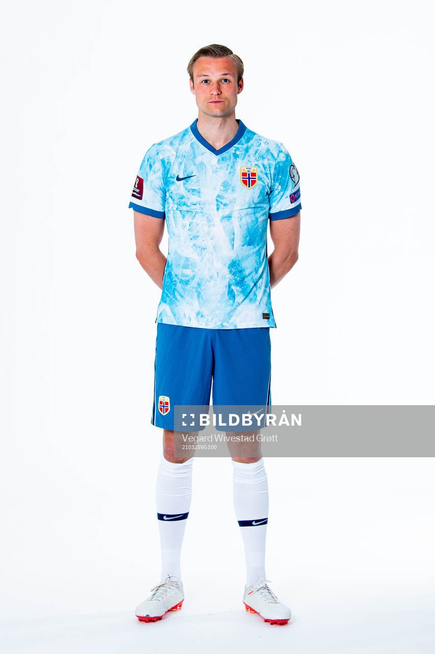 Stian Gregersen of the Norwegian national football team