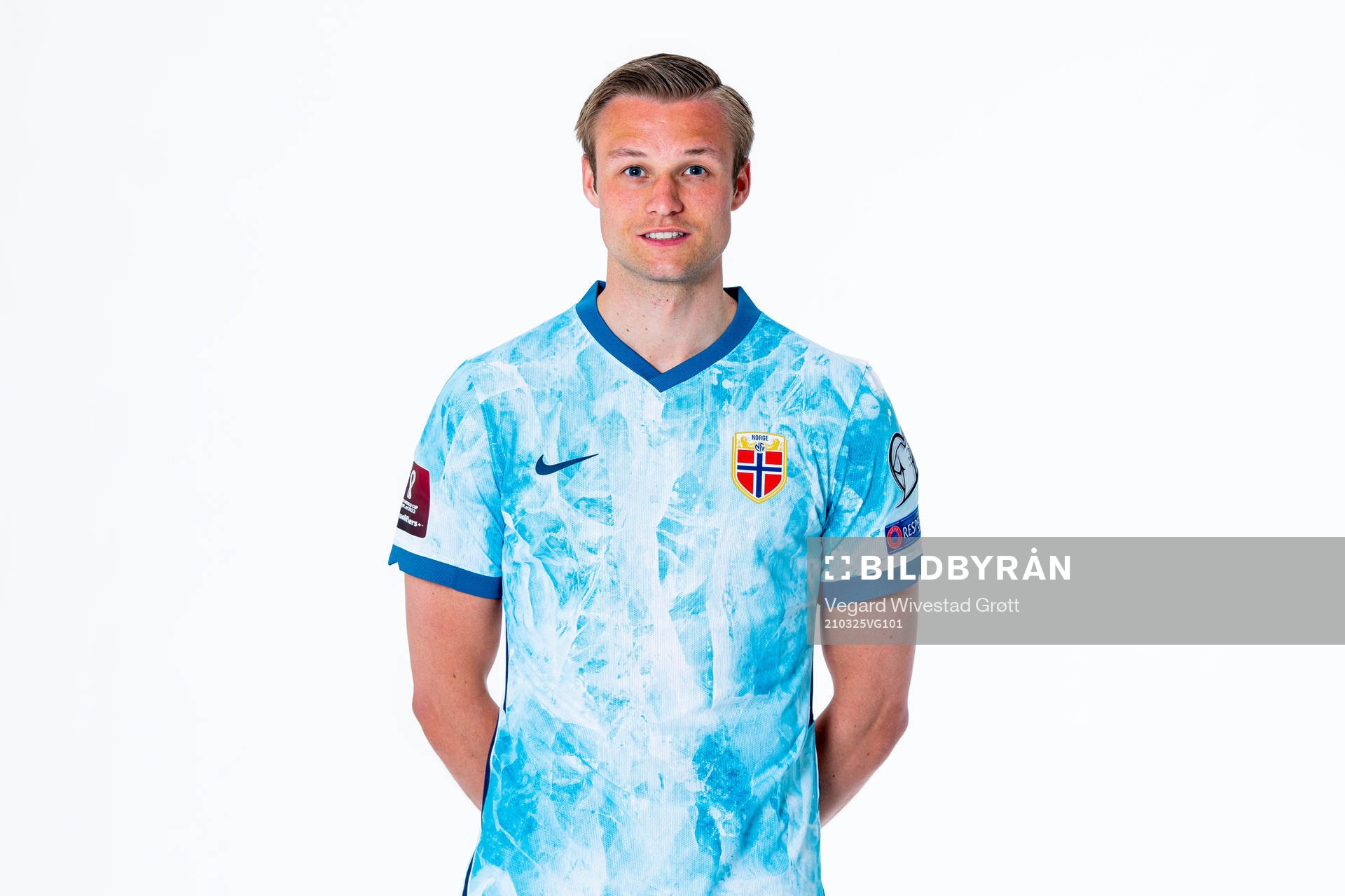 Stian Gregersen of the Norwegian national football team
