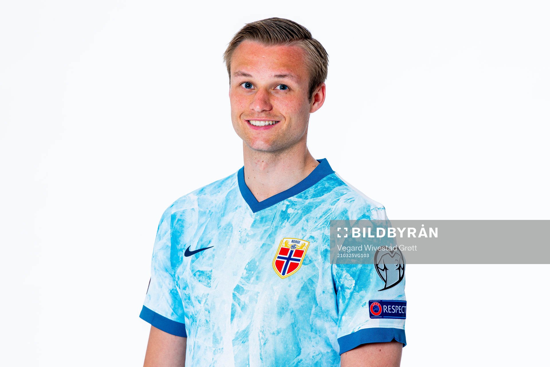 Stian Gregersen of the Norwegian national football team