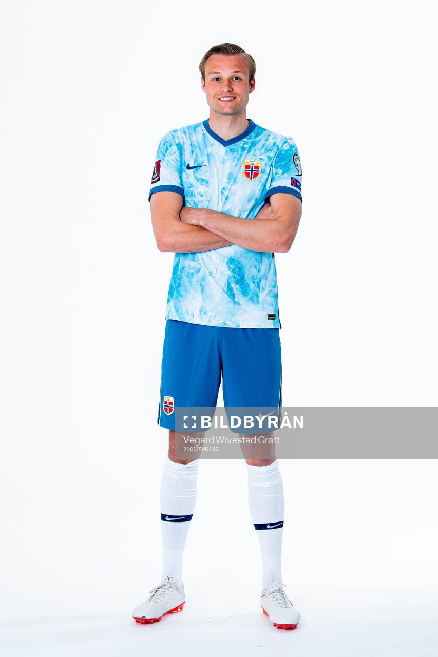 Stian Gregersen of the Norwegian national football team