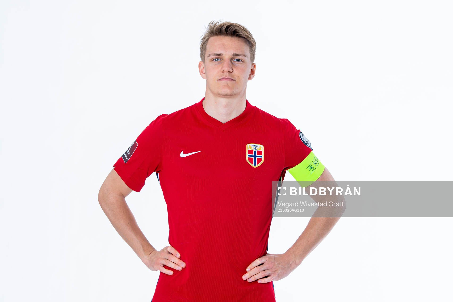Martin Ødegaard of the Norwegian national football team