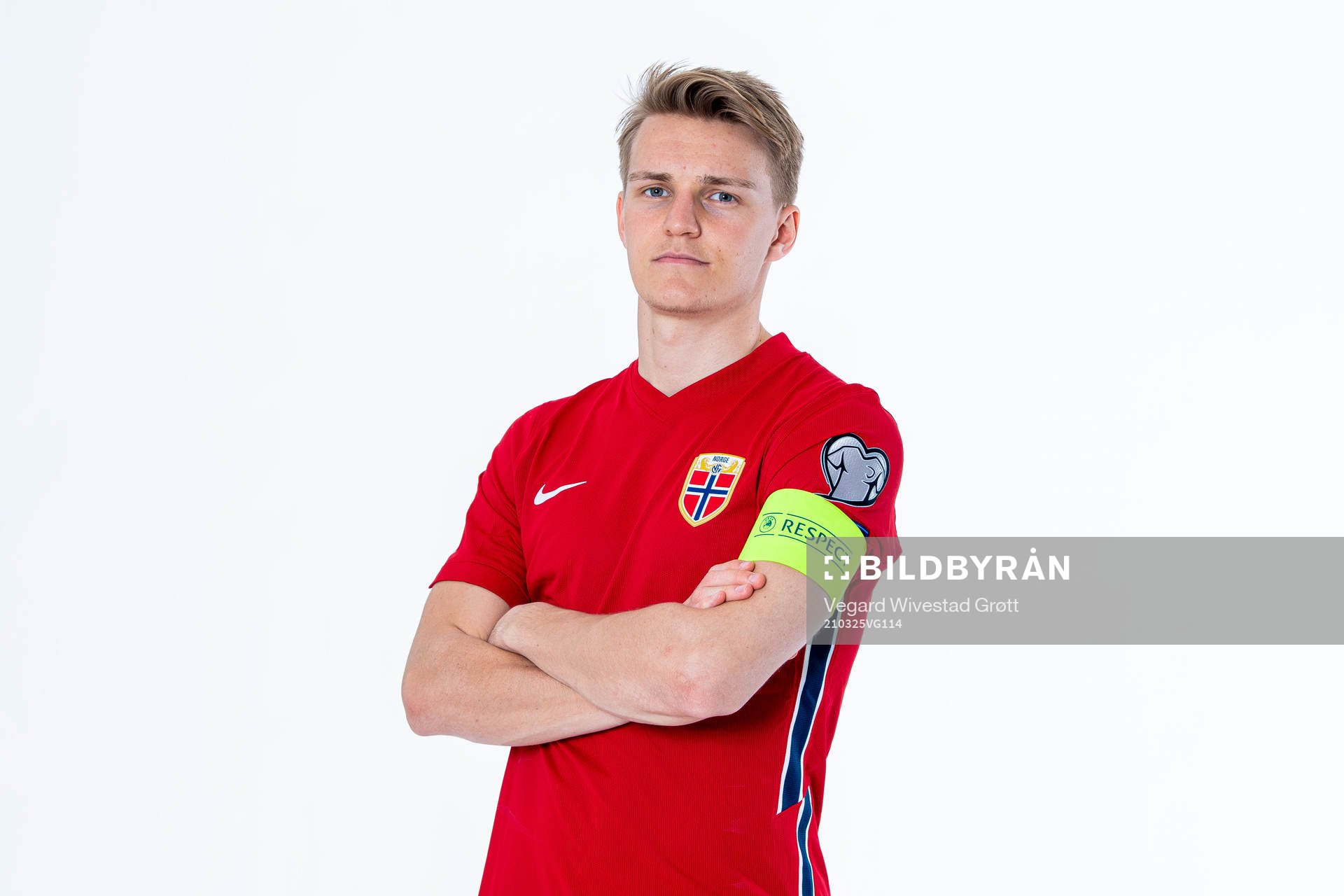 Martin Ødegaard of the Norwegian national football team