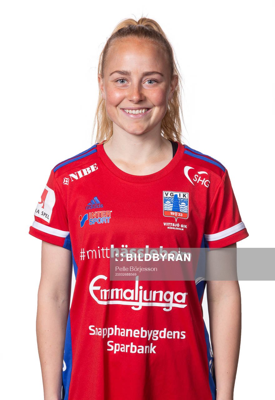 Vittsjös Ebba Wieder poserar för ett porträtt den 26 mars 2021 i Vittsjö.