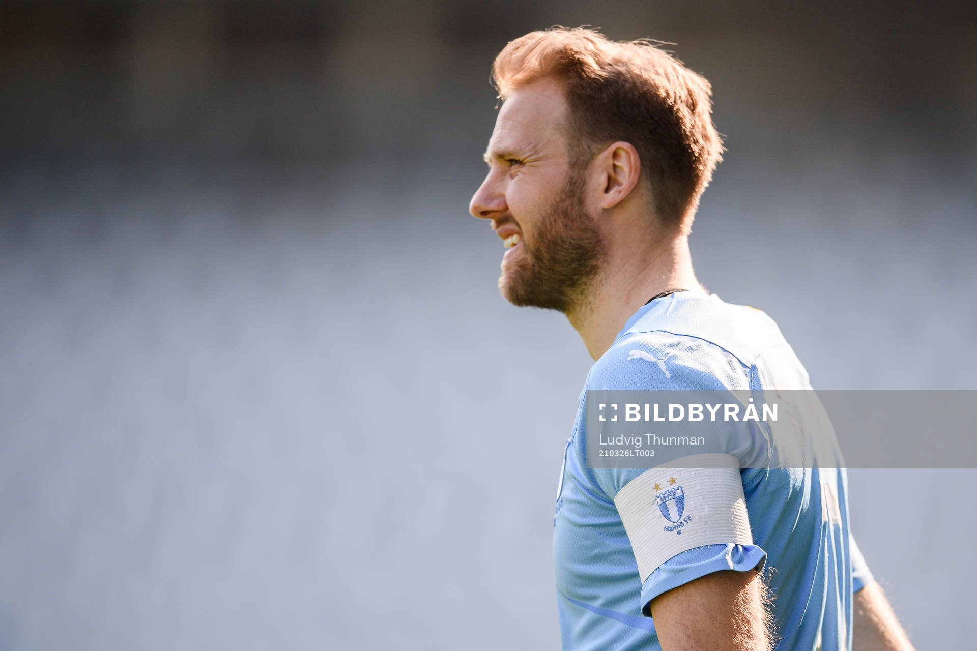 Malmö FFs Ola Toivonen med kaptensbindel