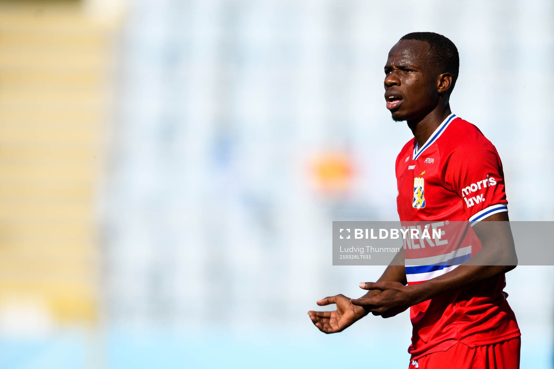 IFK Göteborgs Alhassan Yusuf reagerar