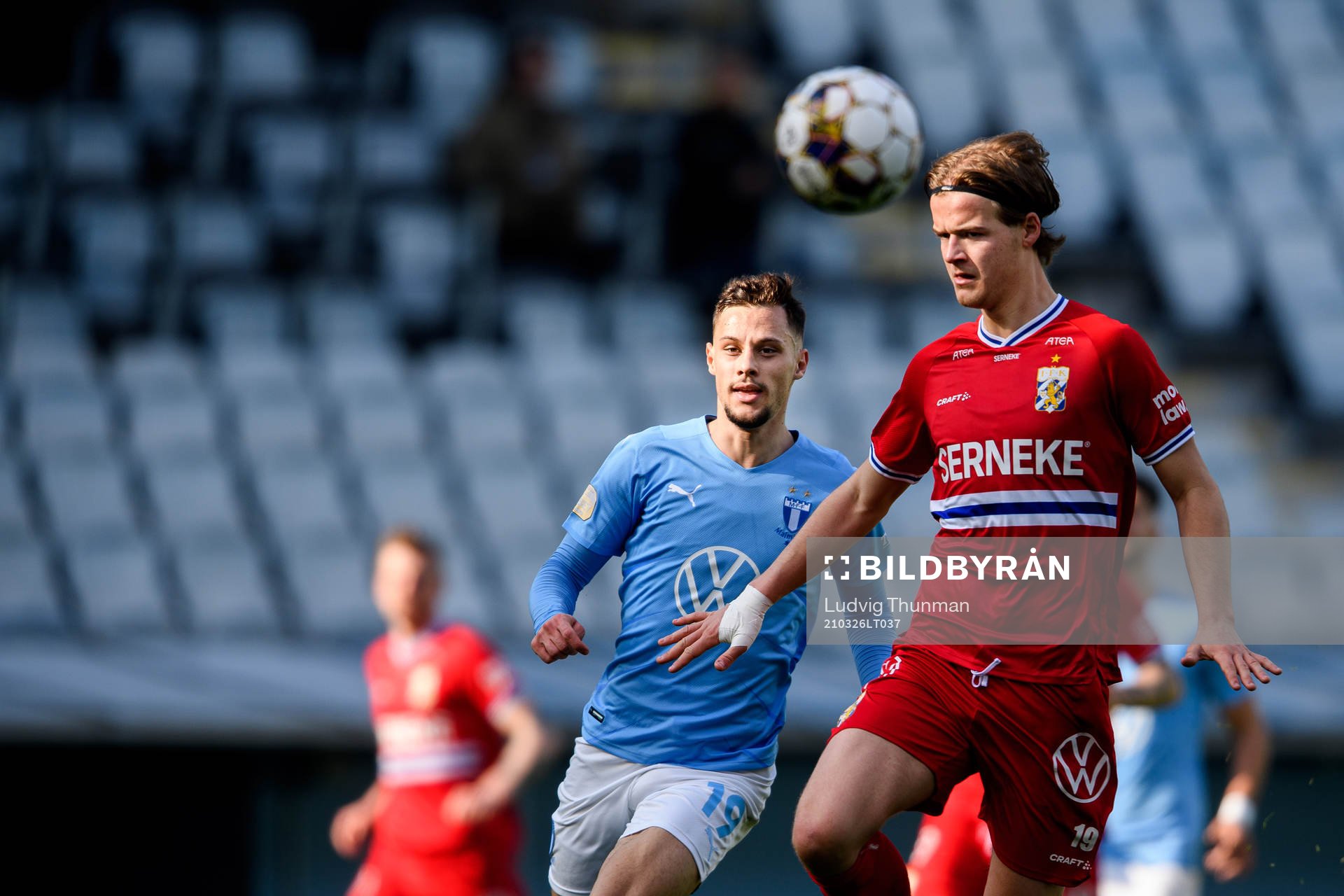Malmö FFs Veljko Birmancevic och IFK Göteborgs August
