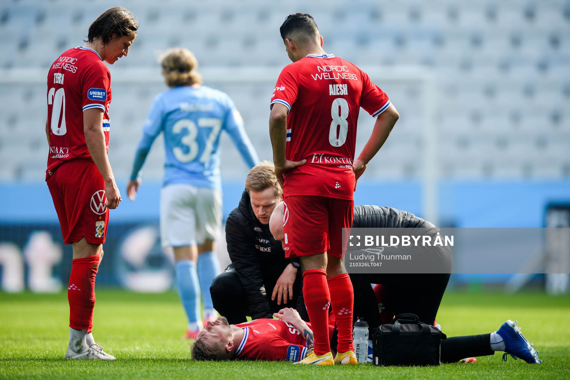 IFK Göteborgs Sebastian Eriksson får vård