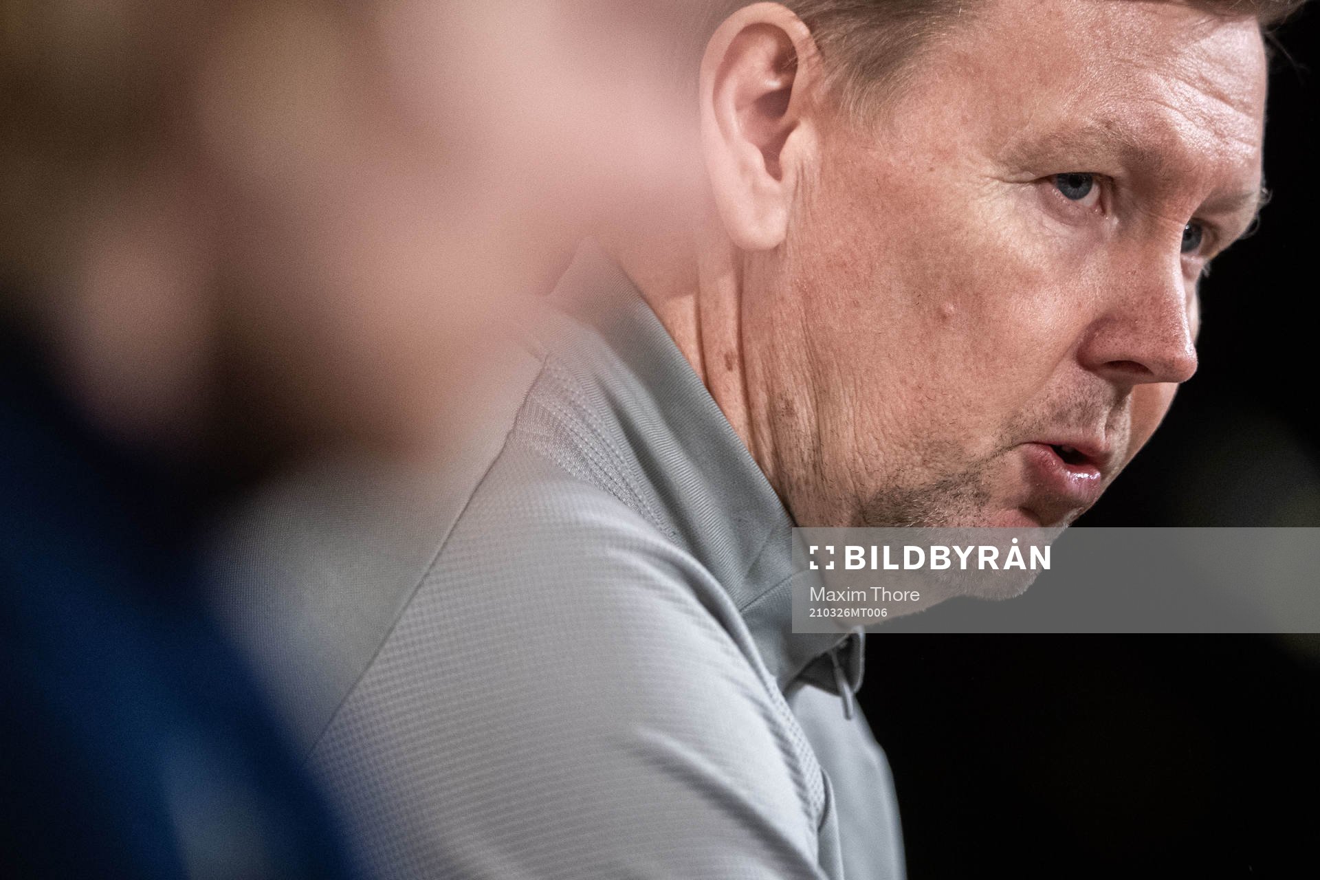Assistant coach Peter Wettergren of the Swedish national