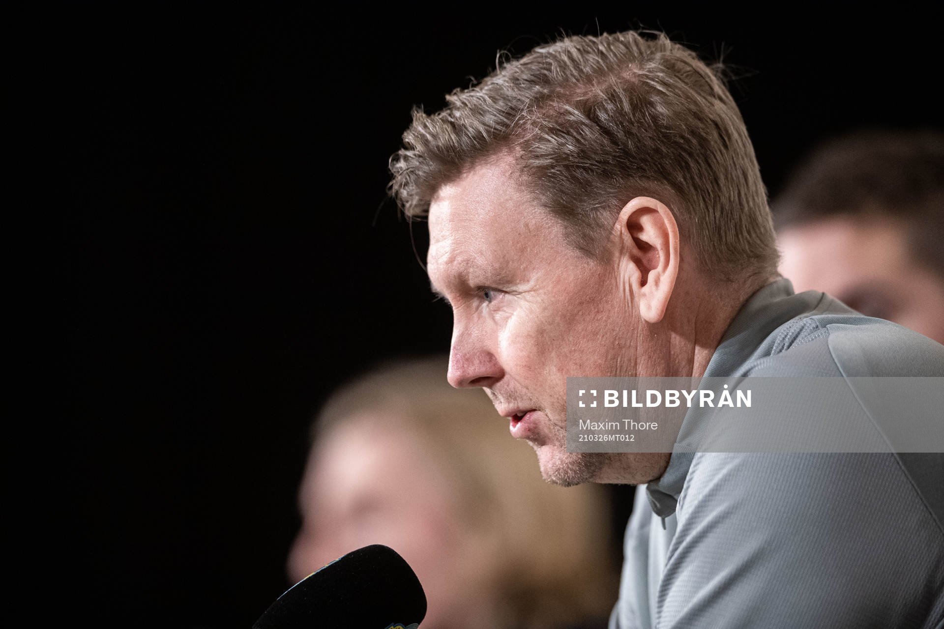 Assistant coach Peter Wettergren of the Swedish national