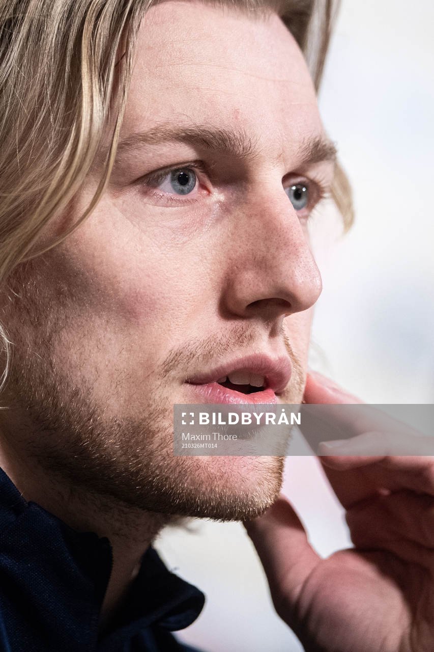 Emil Forsberg of the Swedish national football team