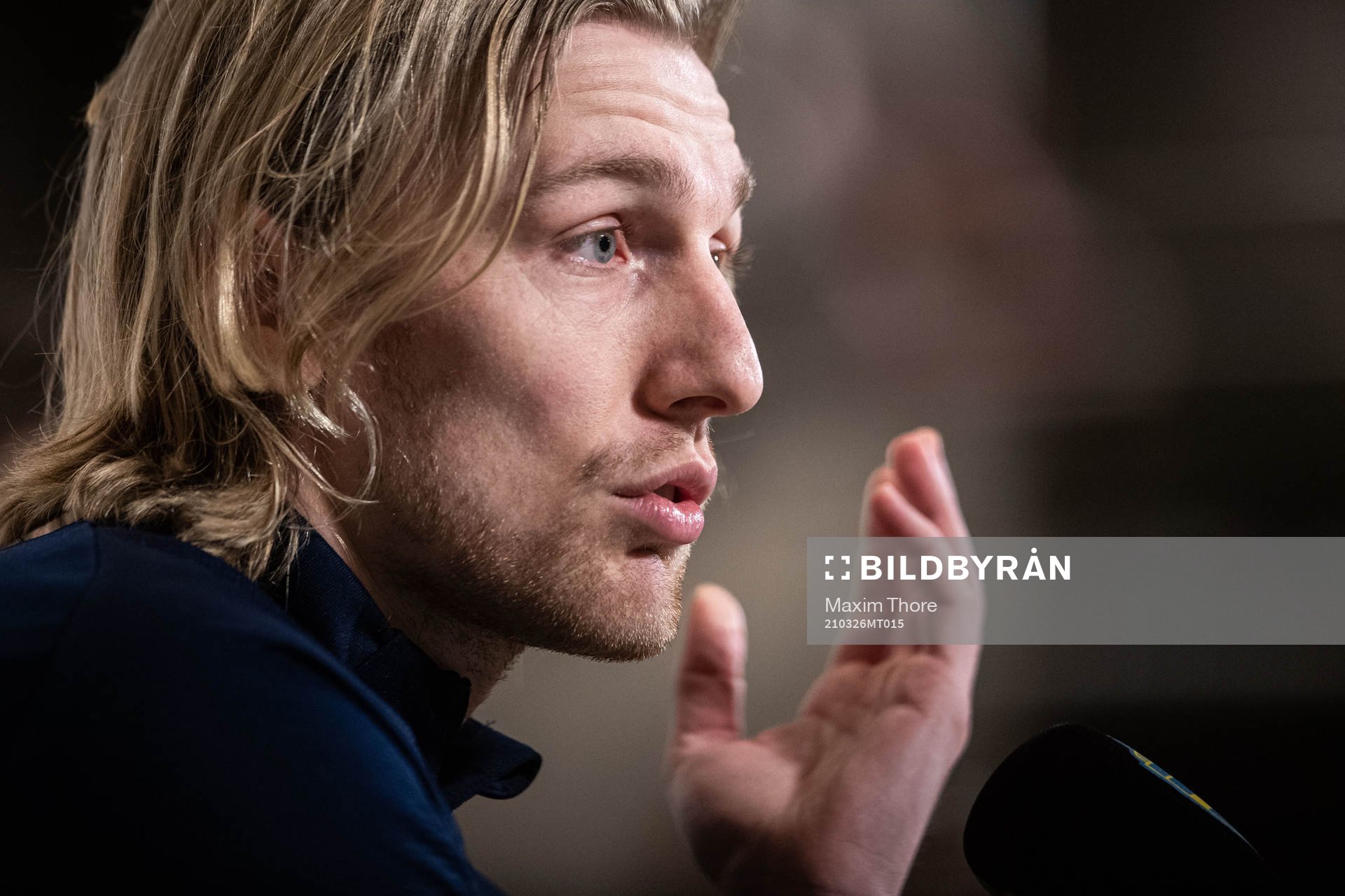 Emil Forsberg of the Swedish national football team