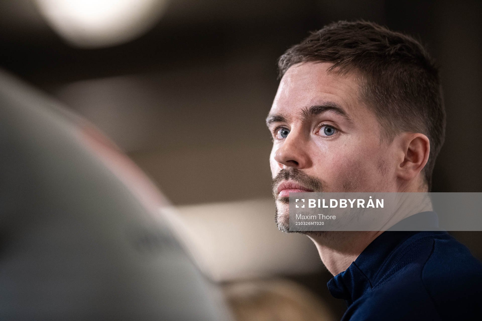 Mikael Lustig of the Swedish national football team