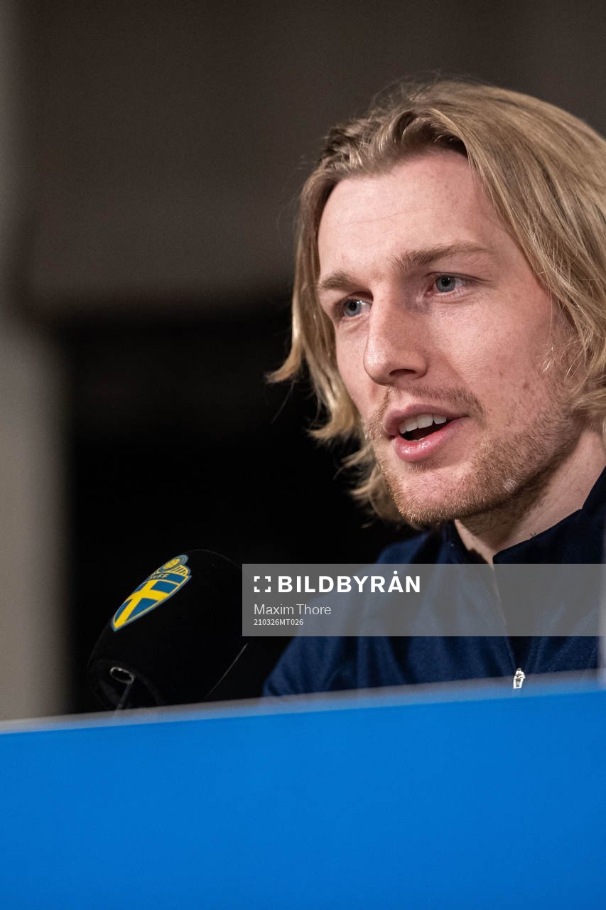 Emil Forsberg of the Swedish national football team