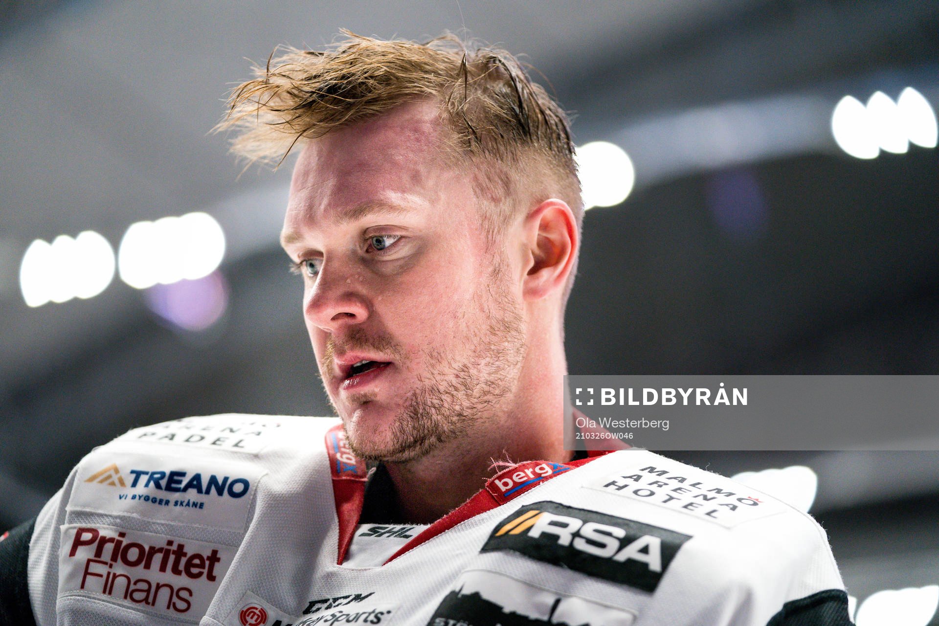 Malmö Redhawks målvakt Lars Volden