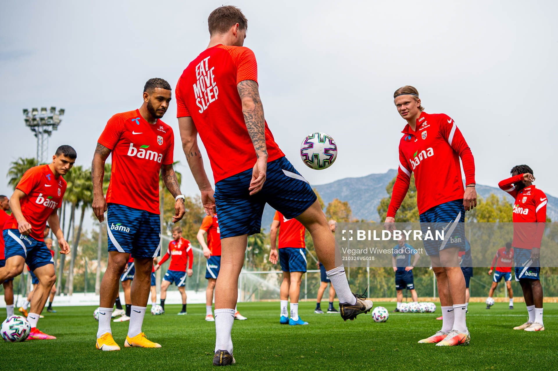 Joshua King, Stefan Strandberg and Erling Braut Haaland of