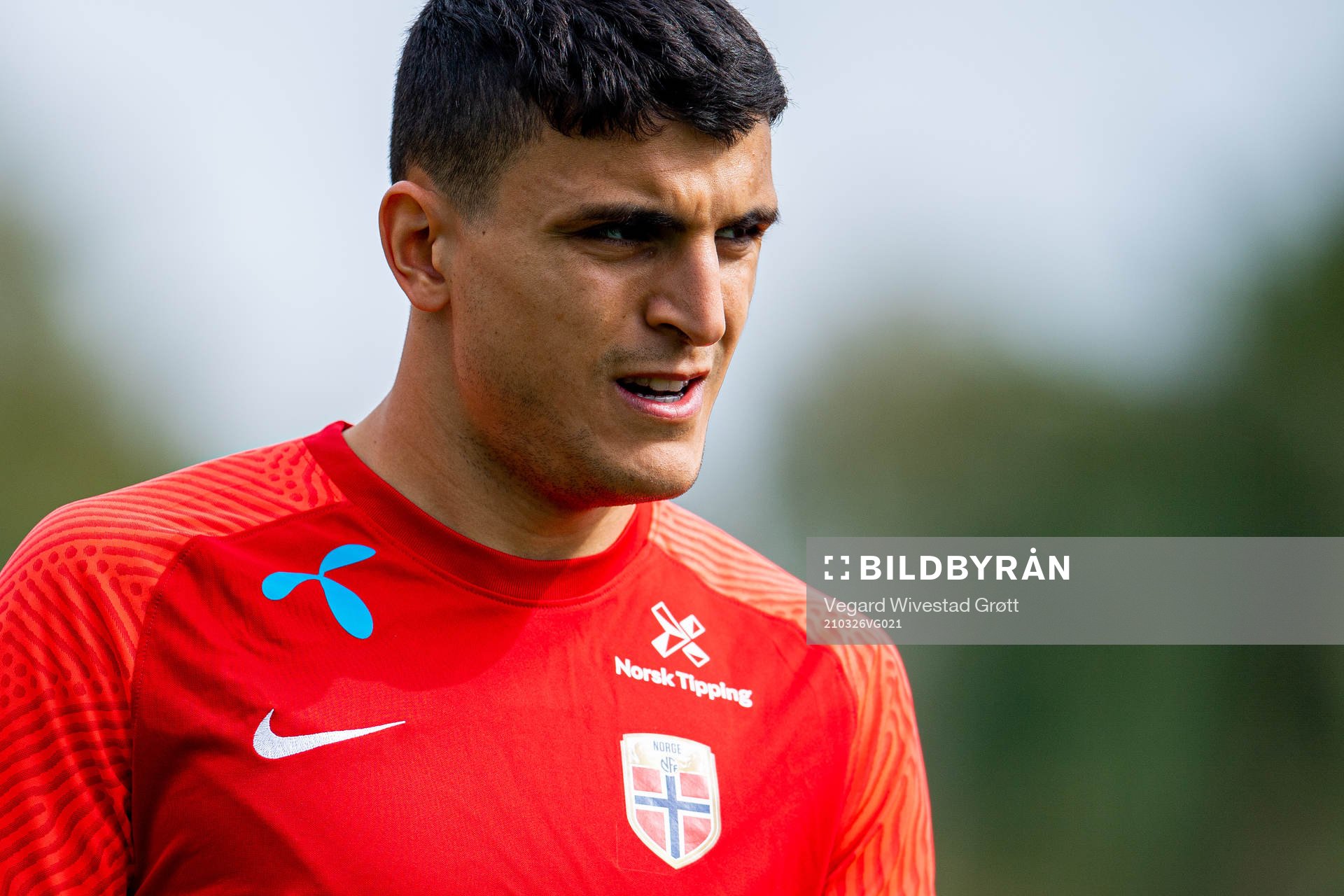 Mohamed «Moi» Elyounoussi of the Norwegian national