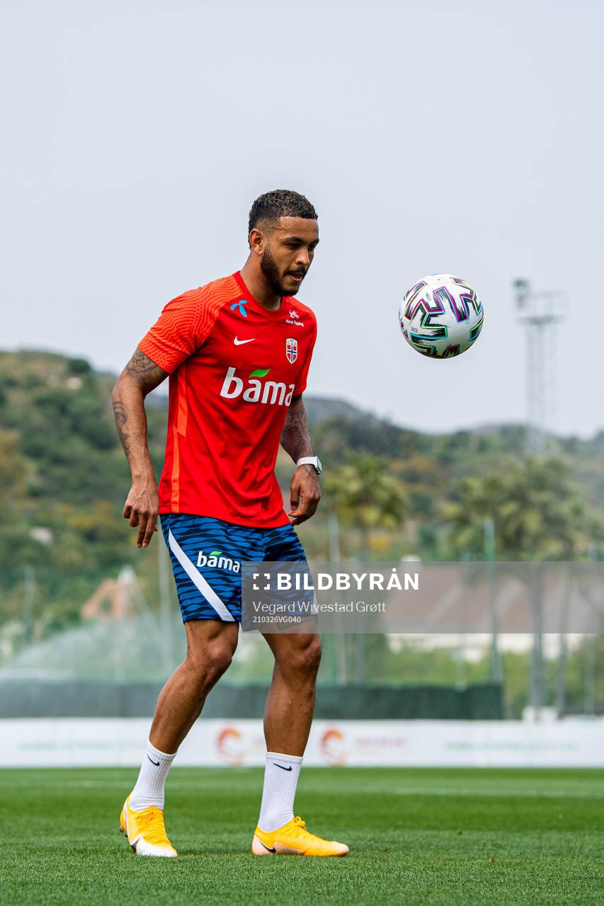 Joshua King of the Norwegian national football team