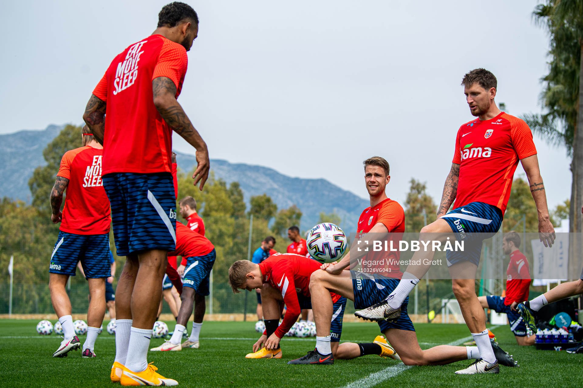 Joshua King, Kristoffer Ajer and Stefan Strandberg of the