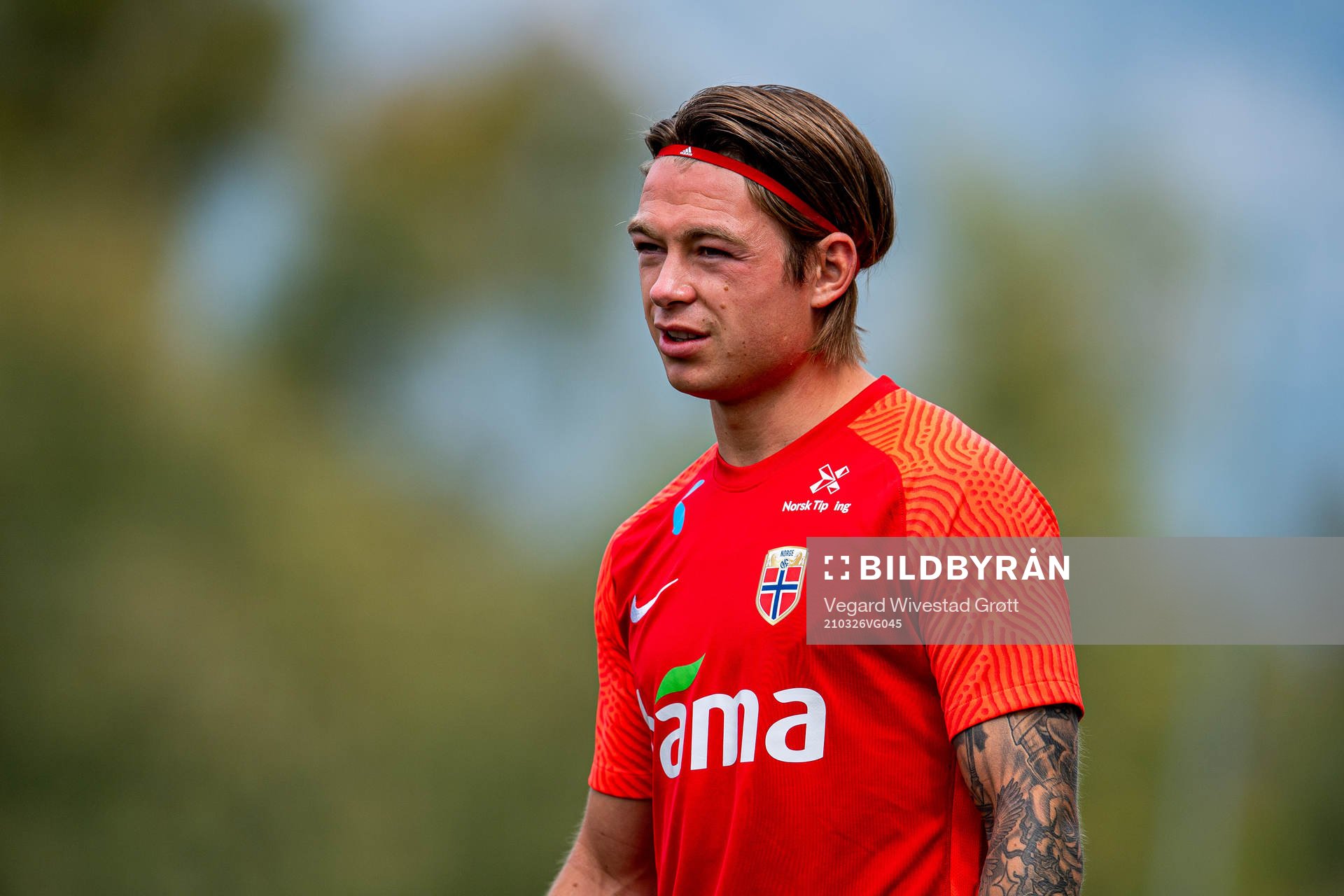 Patrick Berg of the Norwegian national football team