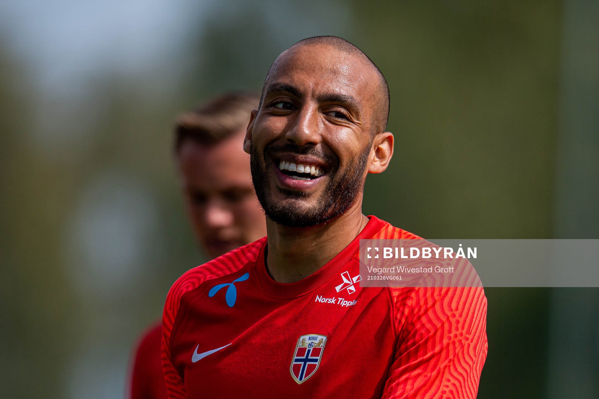 Haitam Aleesami of the Norwegian national football team