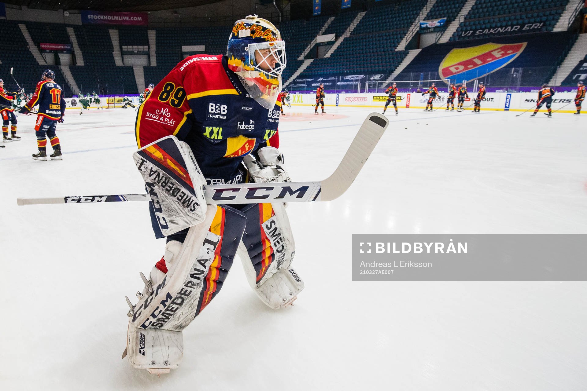 Djurgårdens målvakt Niklas Svedberg