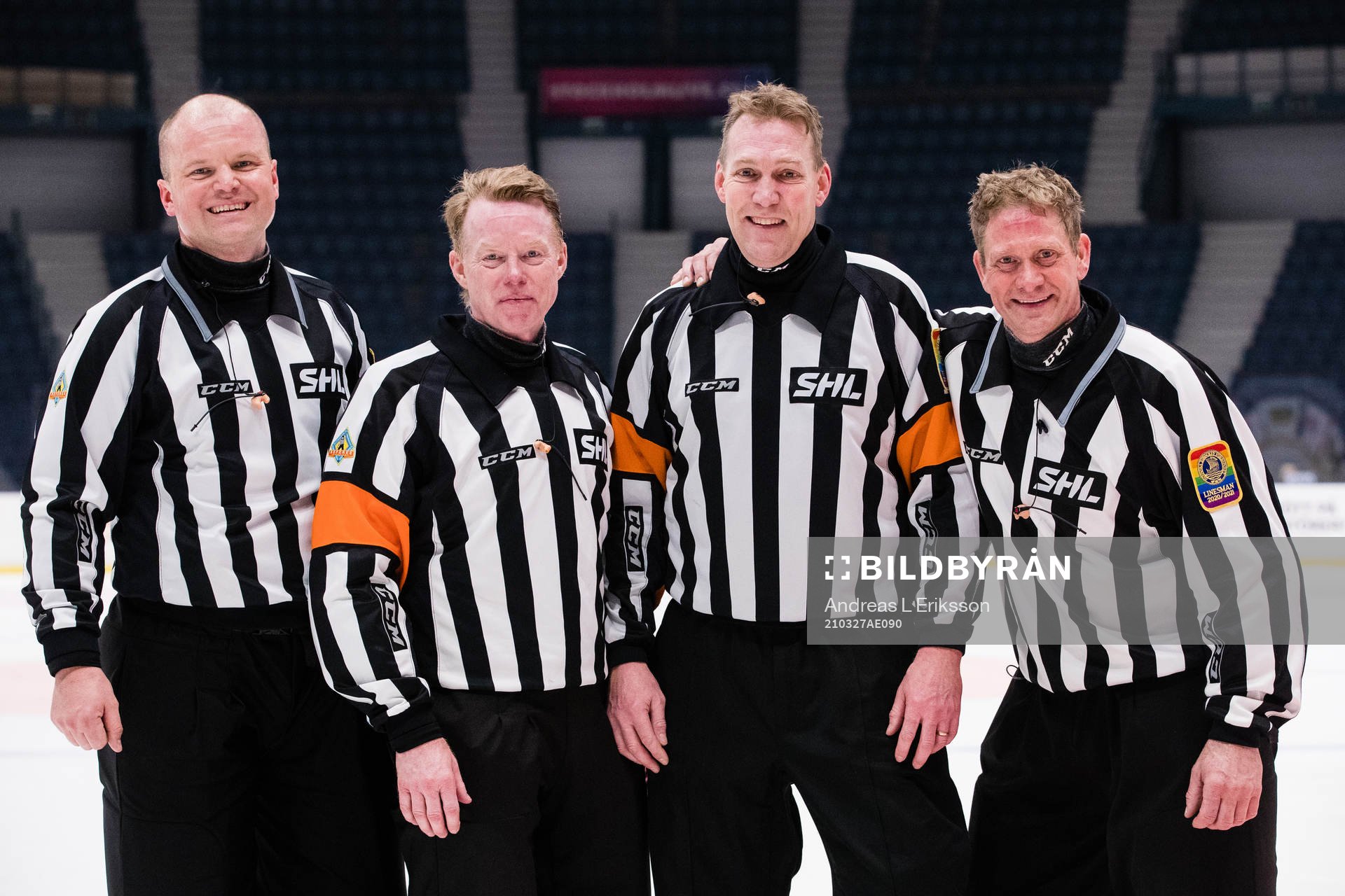 Domarna Ludvig Lundgren, Pehr Claesson, Morgan Johansson