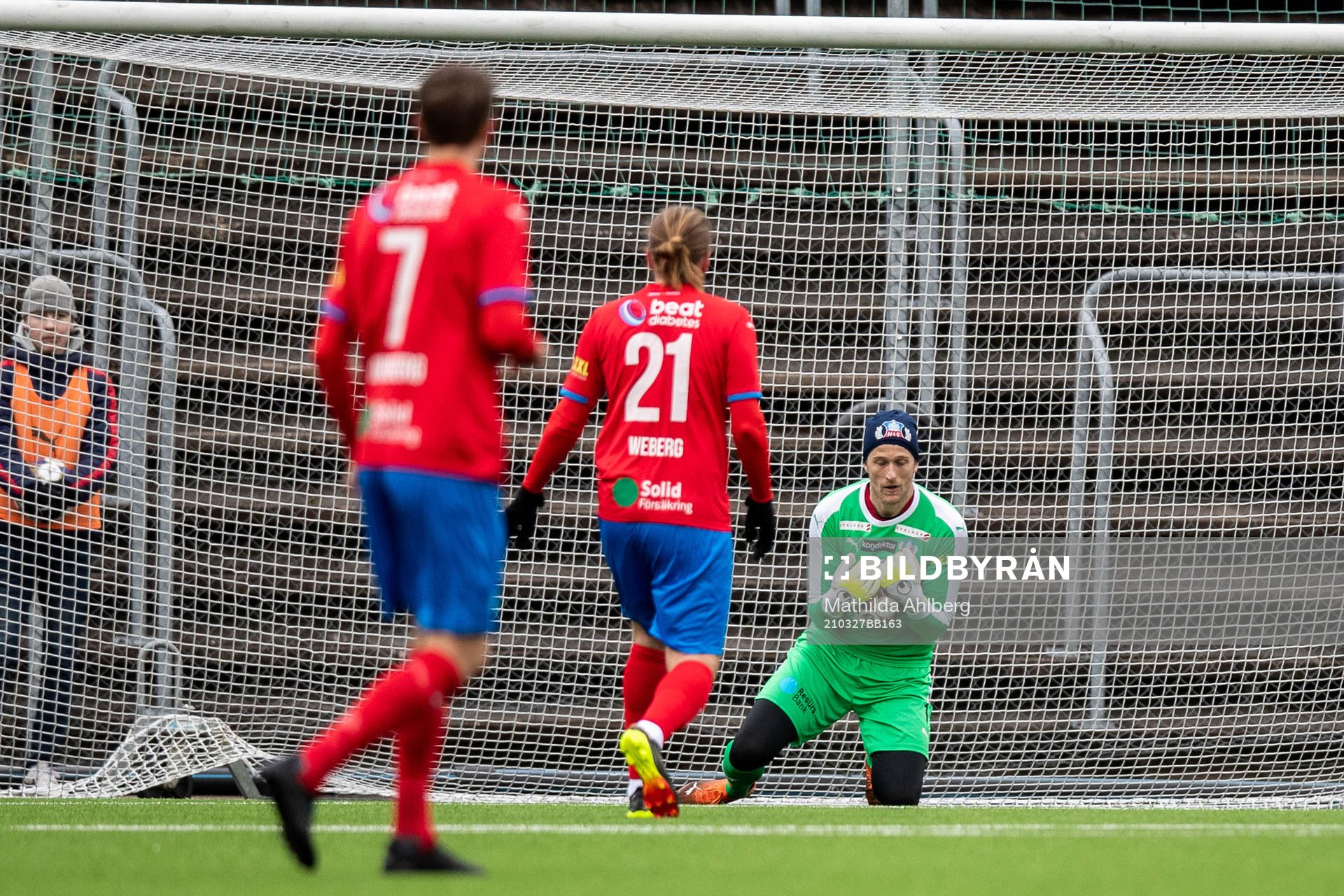Helsingborgs målvakt Anders Lindegaard