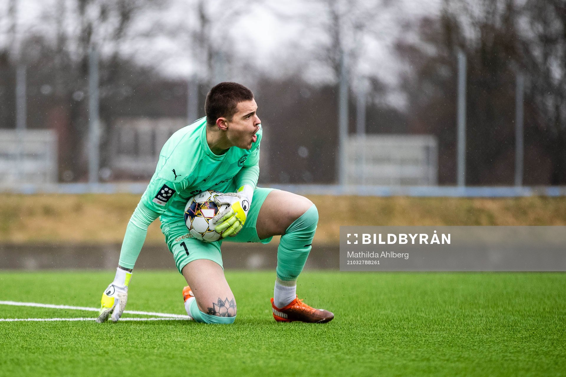 Värnamos målvakt Filip Eriksson