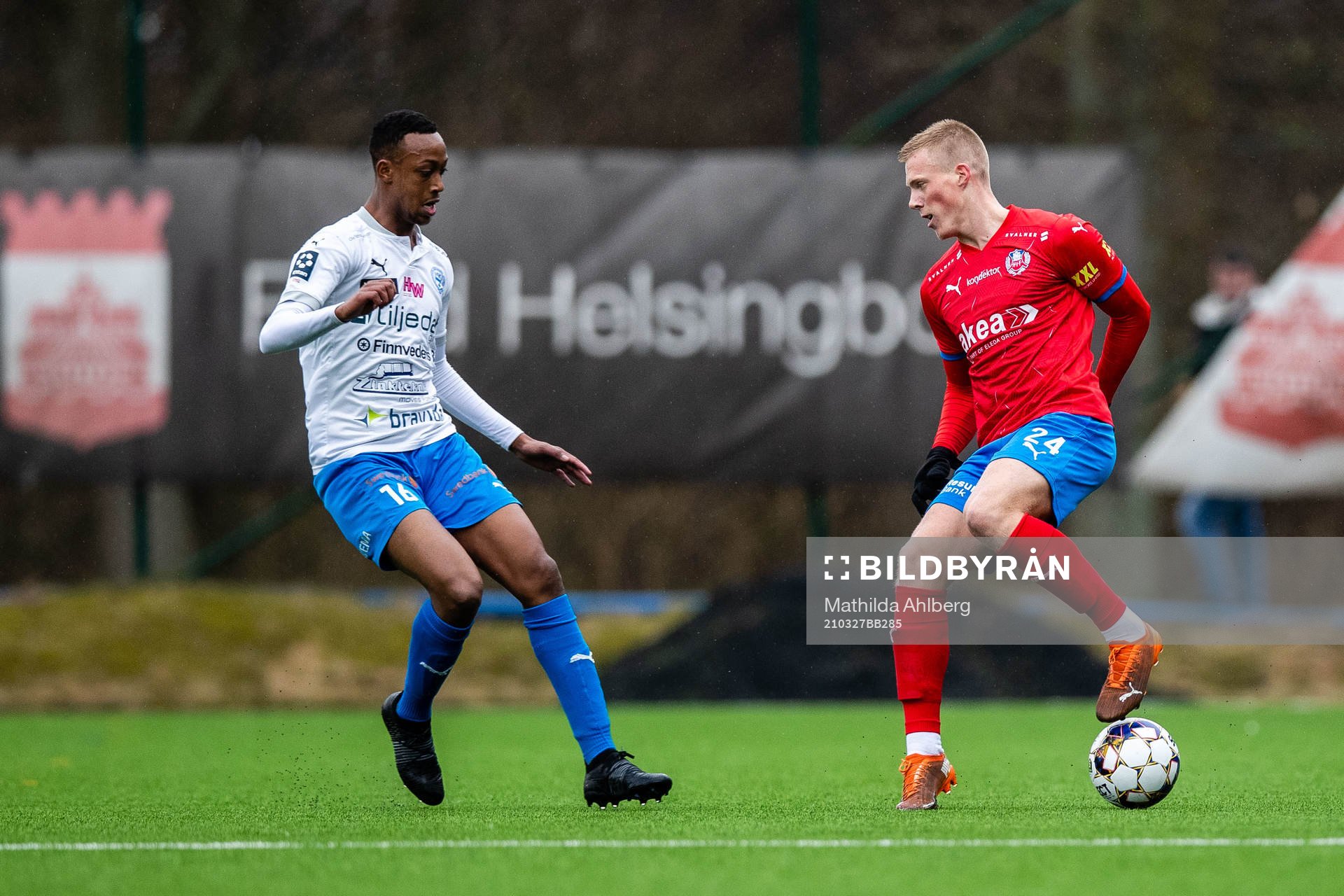 Värnamos Isse Ismail och Helsingborgs Emil Hellman