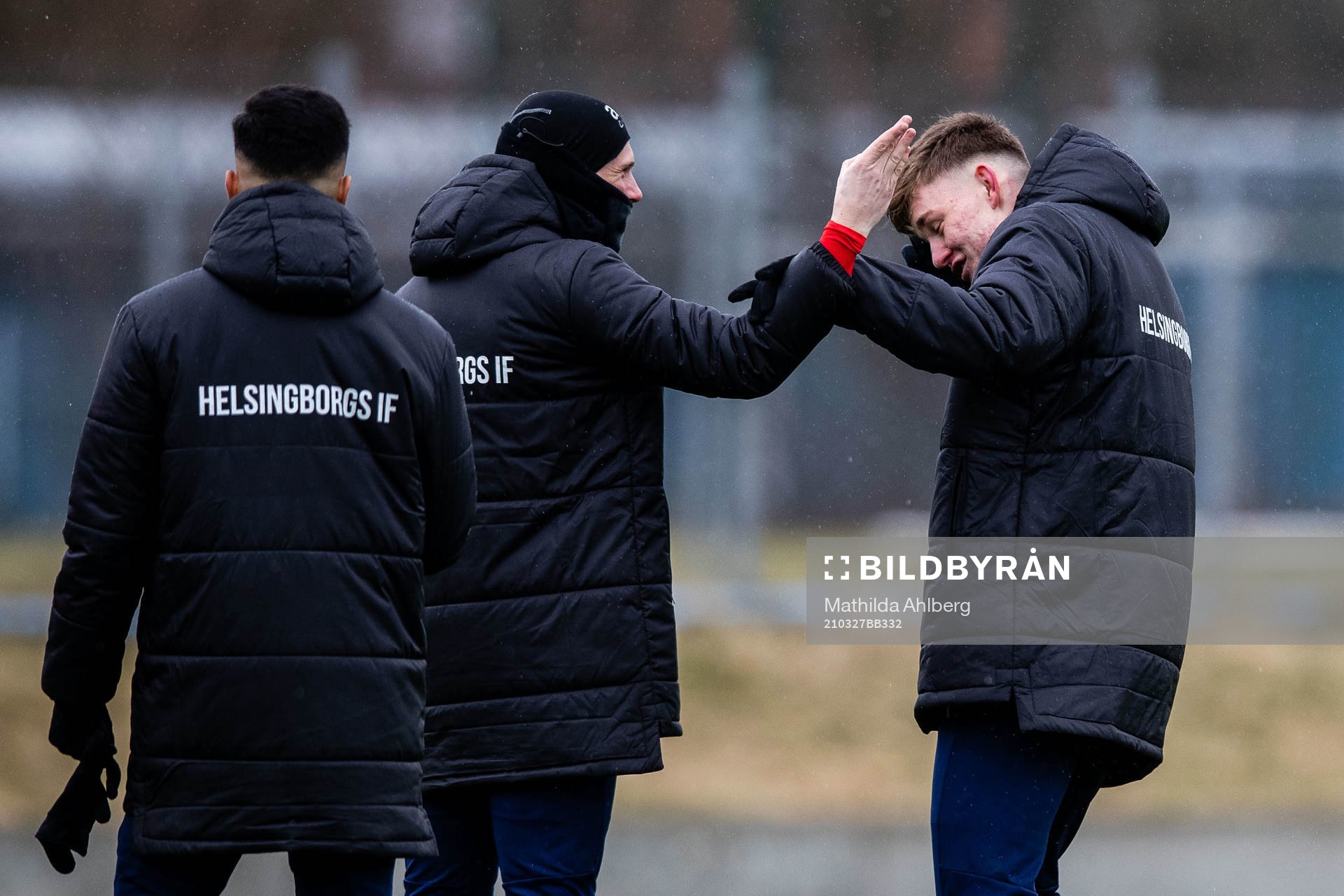 Helsingborgs Emil Hellman och Lucas Larsen