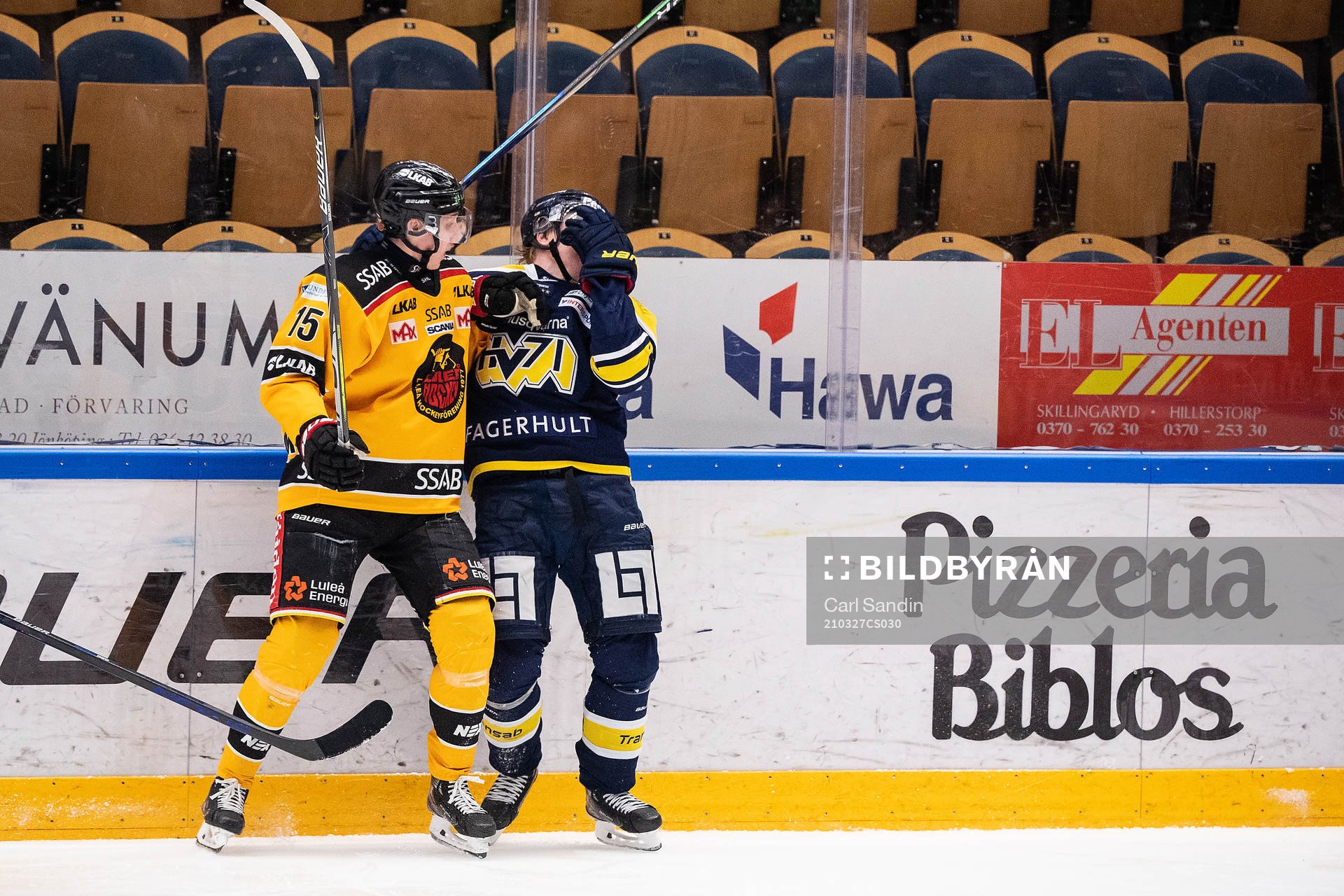 s Emil Johansson och Luleås Carl Mattsson