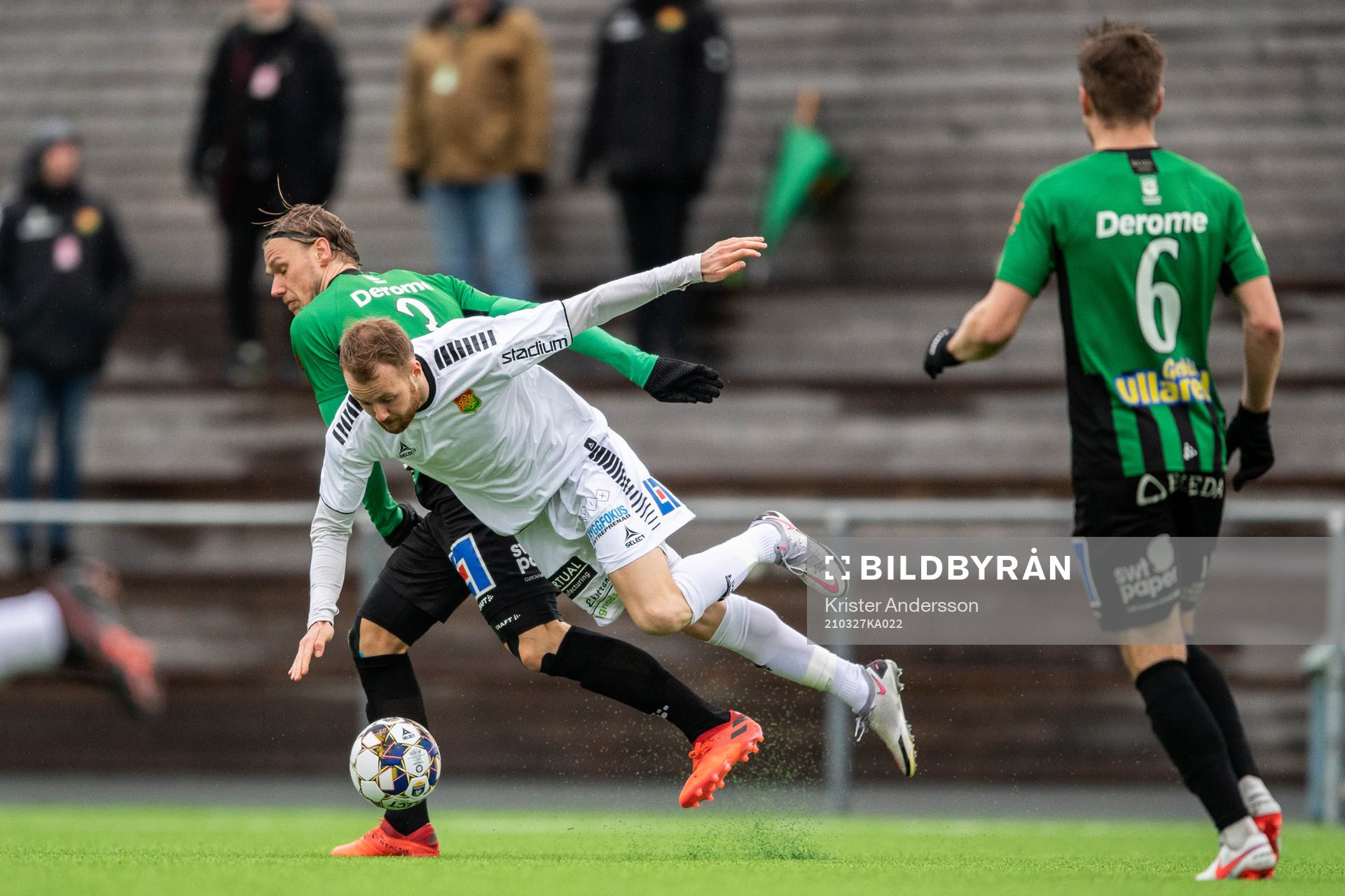 Varbergs Hampus Zachrisson och GAIS Daniel Sterner