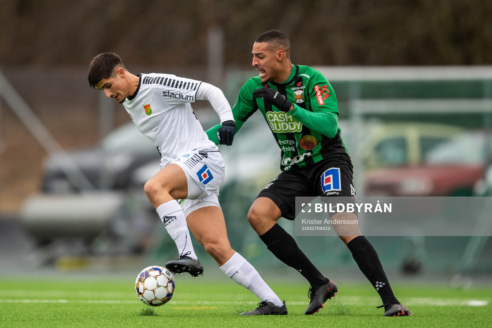 GAIS Emin Grozdanic och Varbergs Simon Karlsson Adjei
