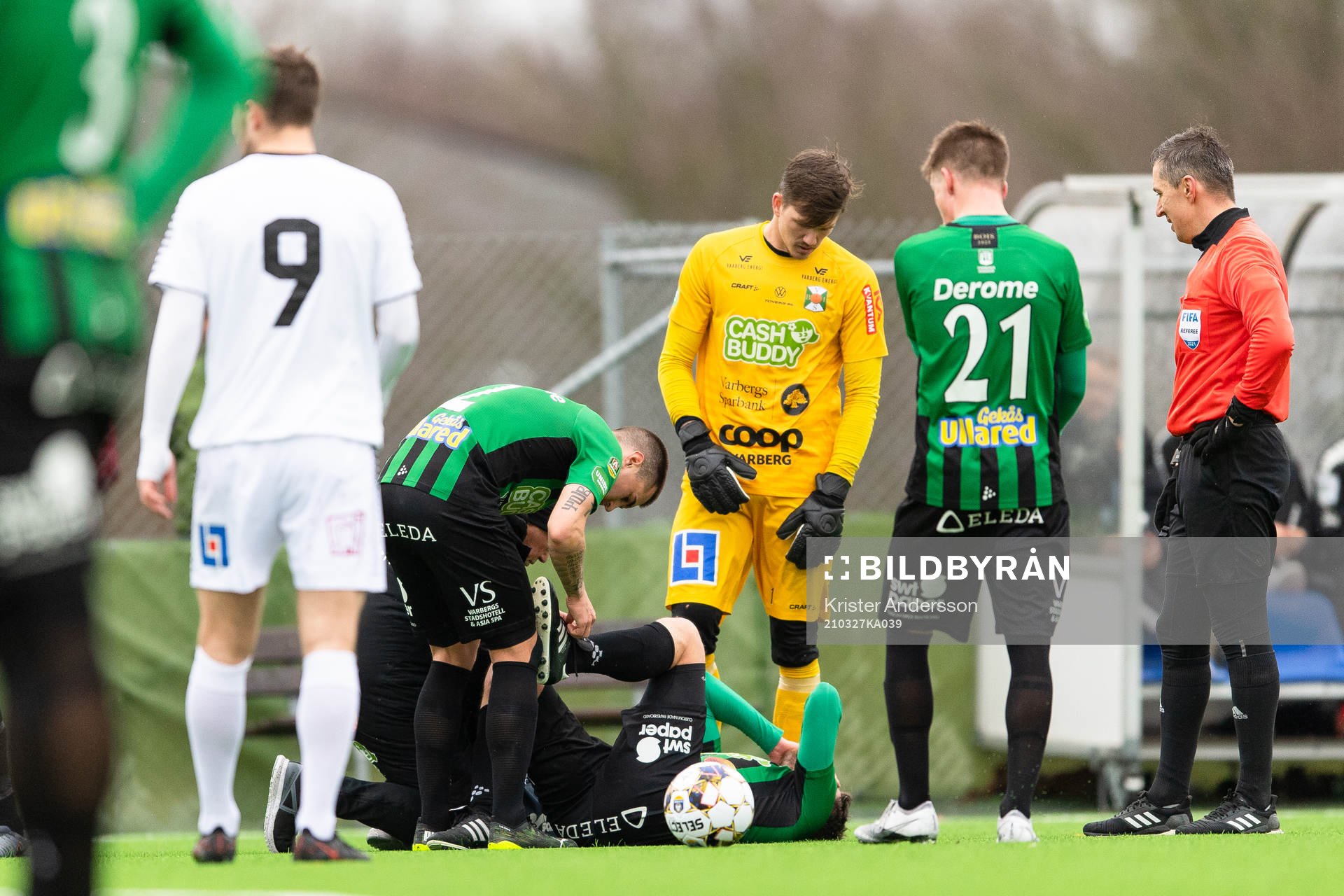 Varbergs Robin Tranberg har ont
