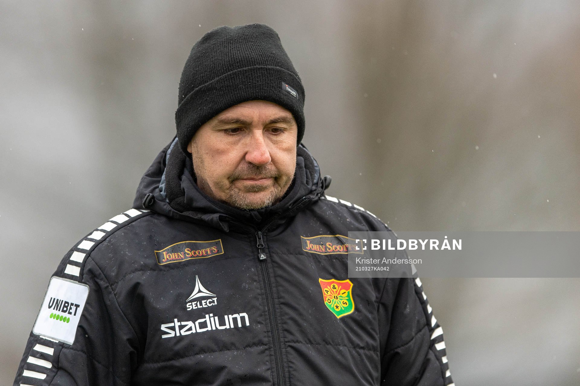 GAIS tränare Stefan Jacobsson deppar