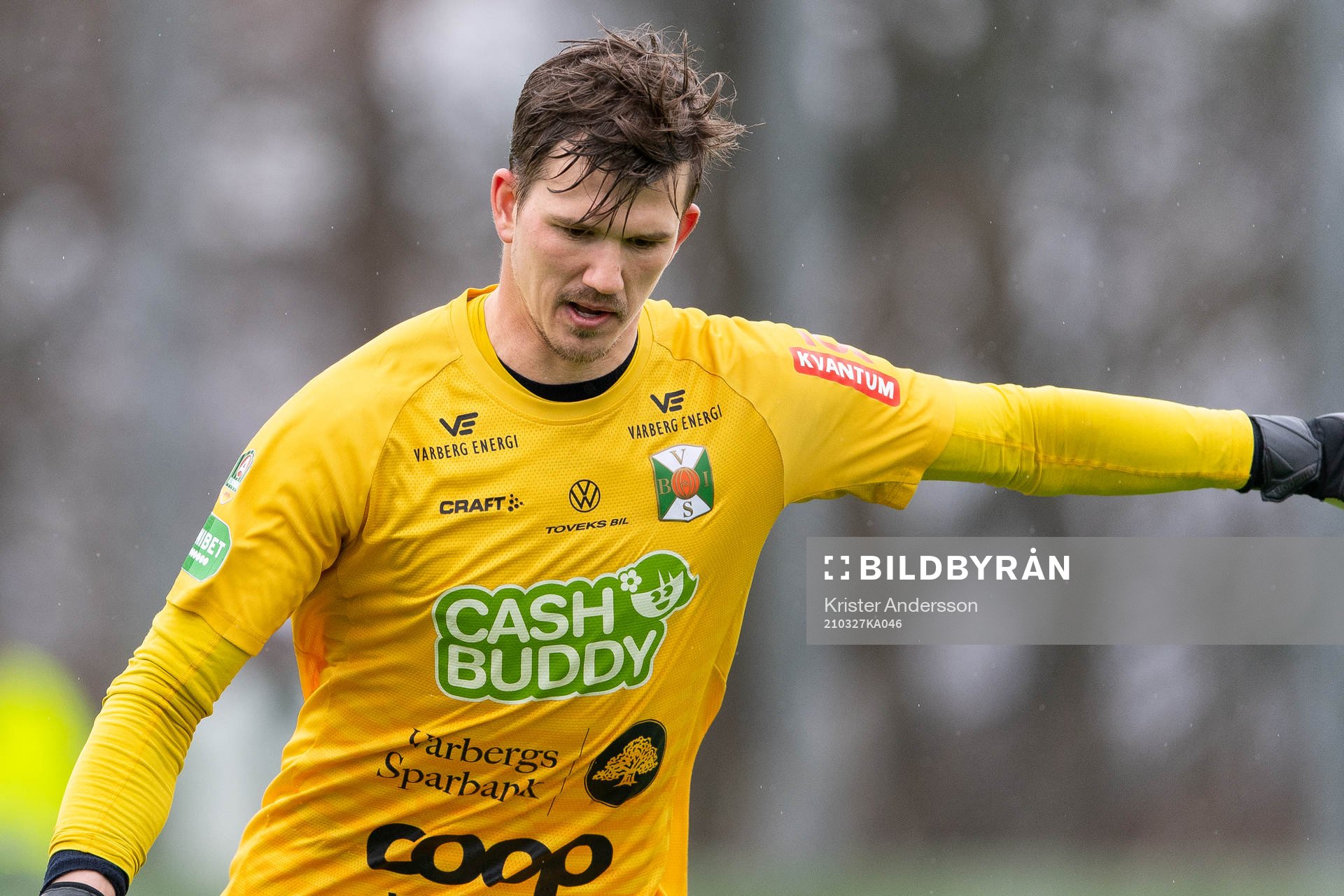 Varbergs målvakt August Strömberg