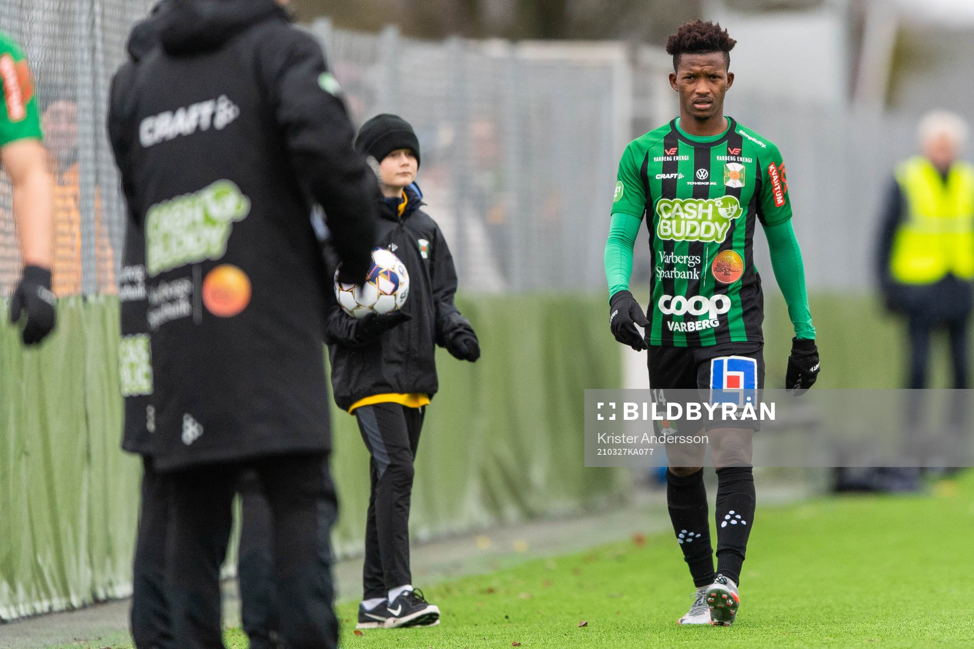Varbergs Adama Fofana blir utbytt