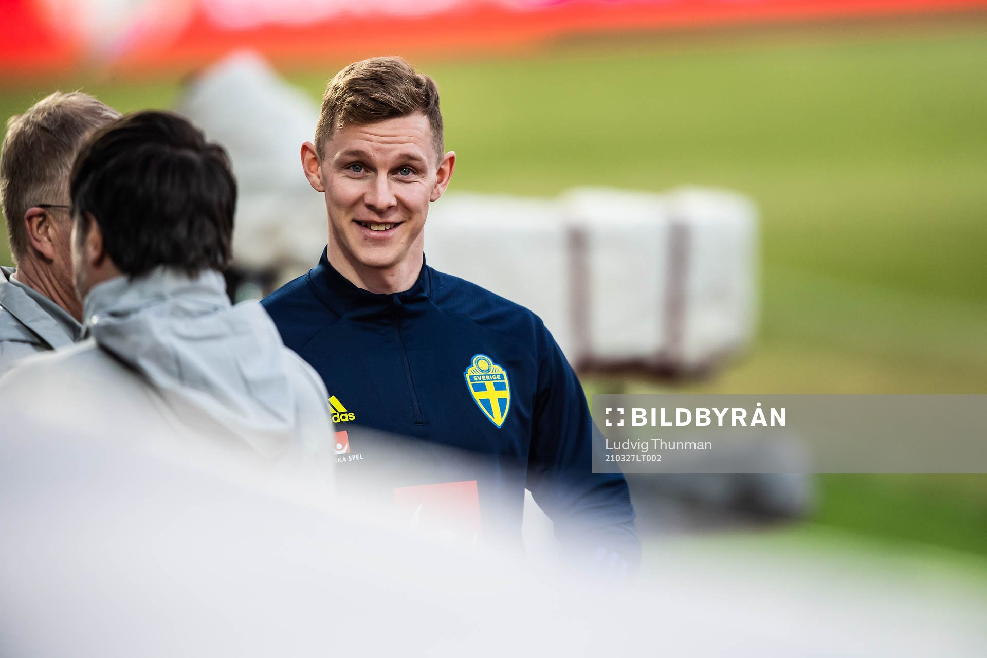 Emil Krafth of the Swedish national football team