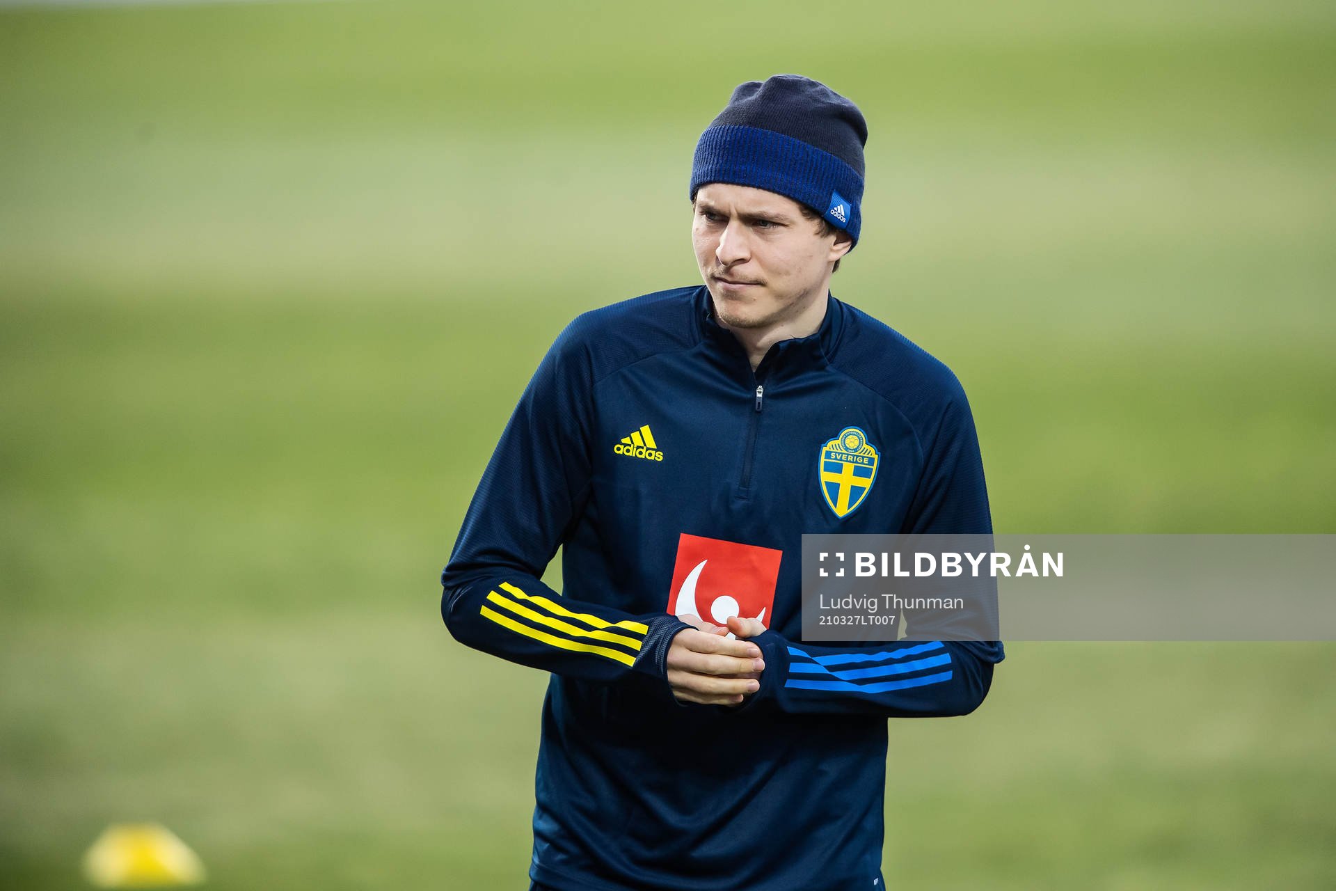 Victor Nilsson Lindelöf of the Swedish national football