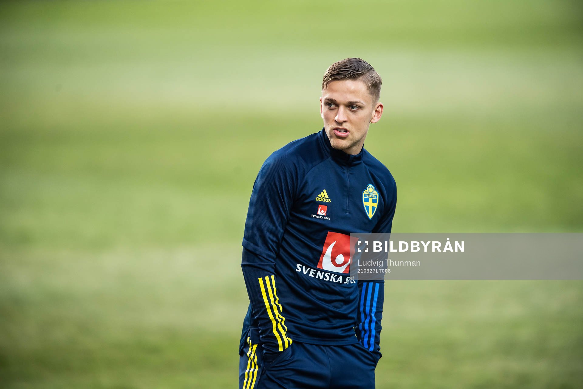 Jesper Karlsson of the Swedish national football team