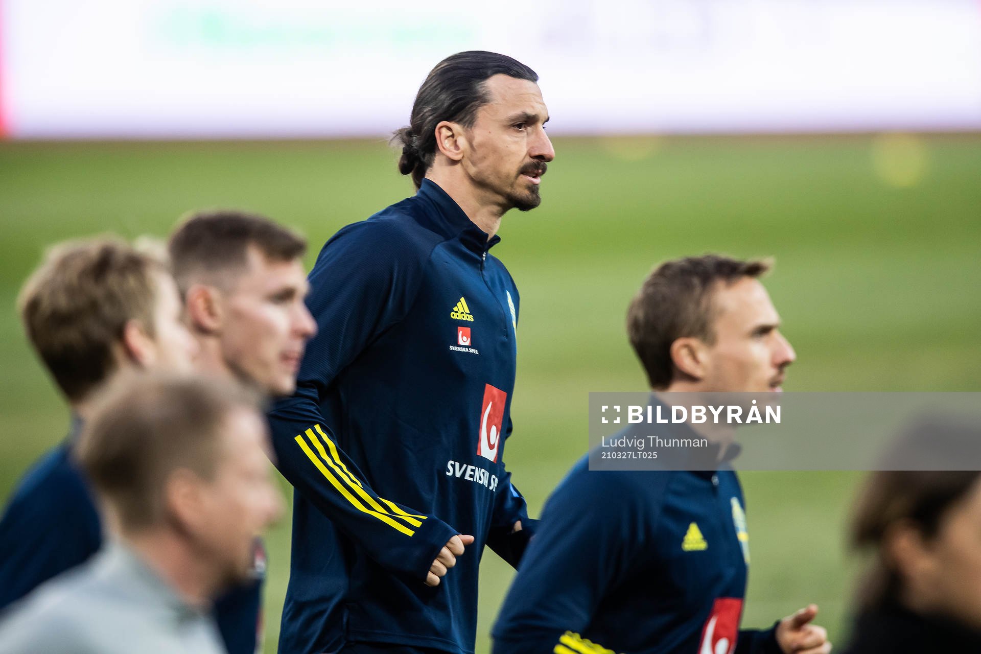 Zlatan Ibrahimovic of the Swedish national football team