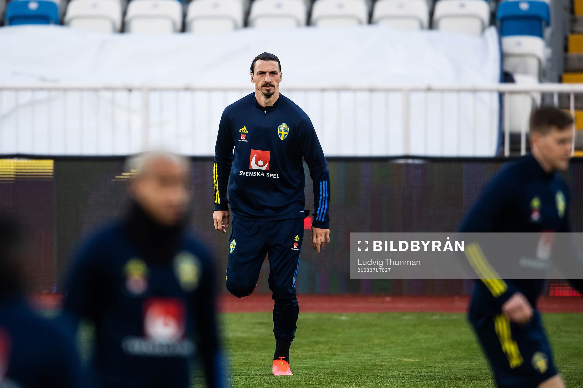 Zlatan Ibrahimovic of the Swedish national football team
