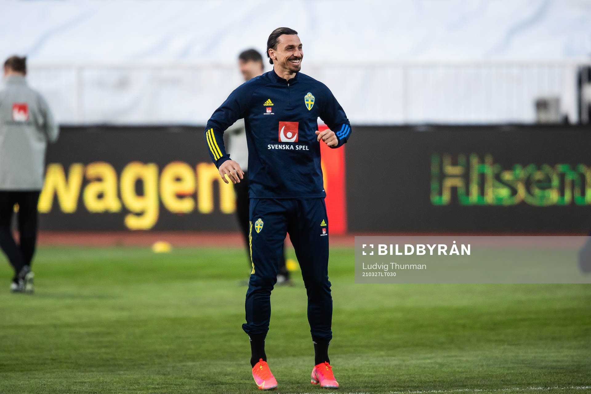 Zlatan Ibrahimovic of the Swedish national football team
