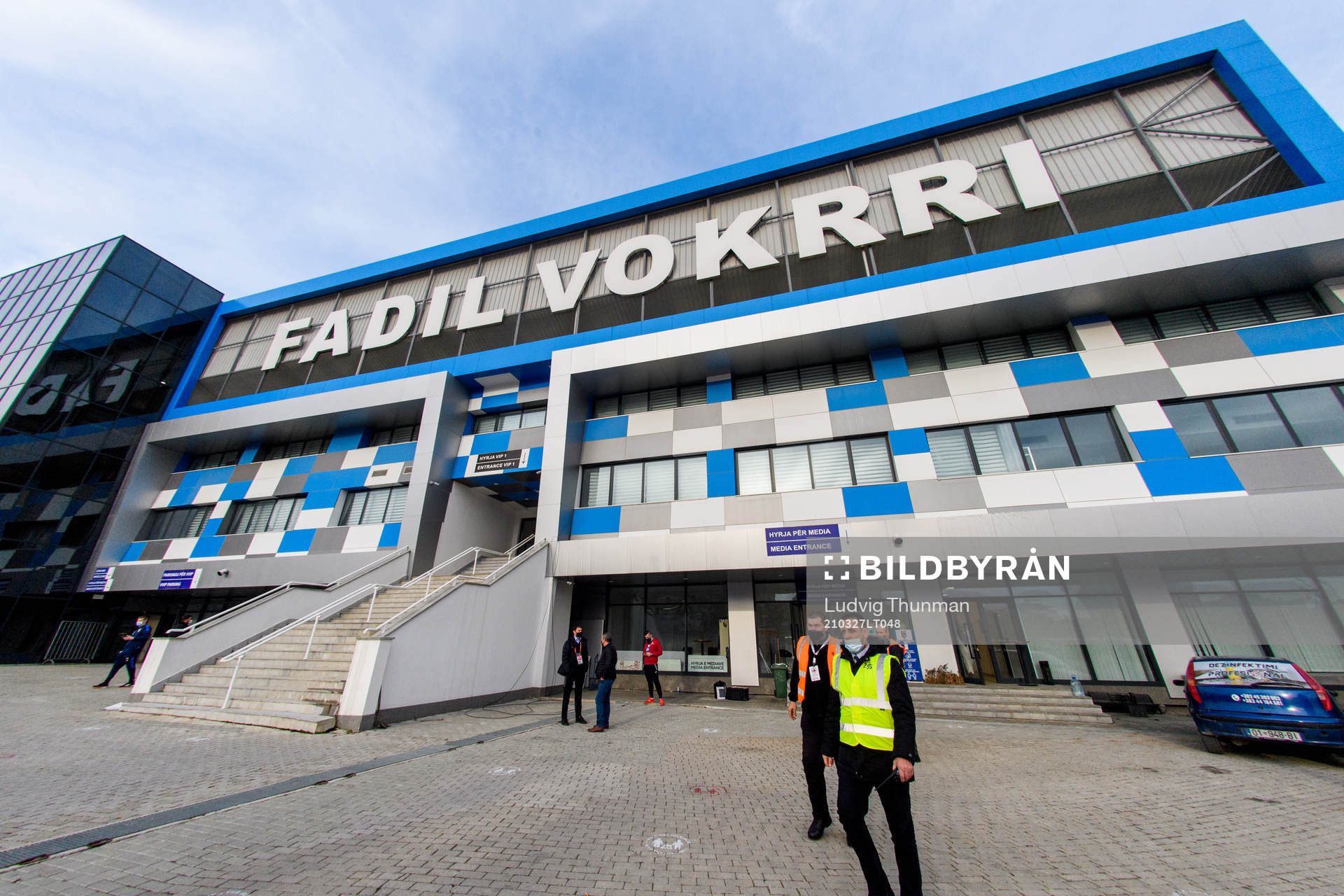 General view of Fadil Vokrri Stadium