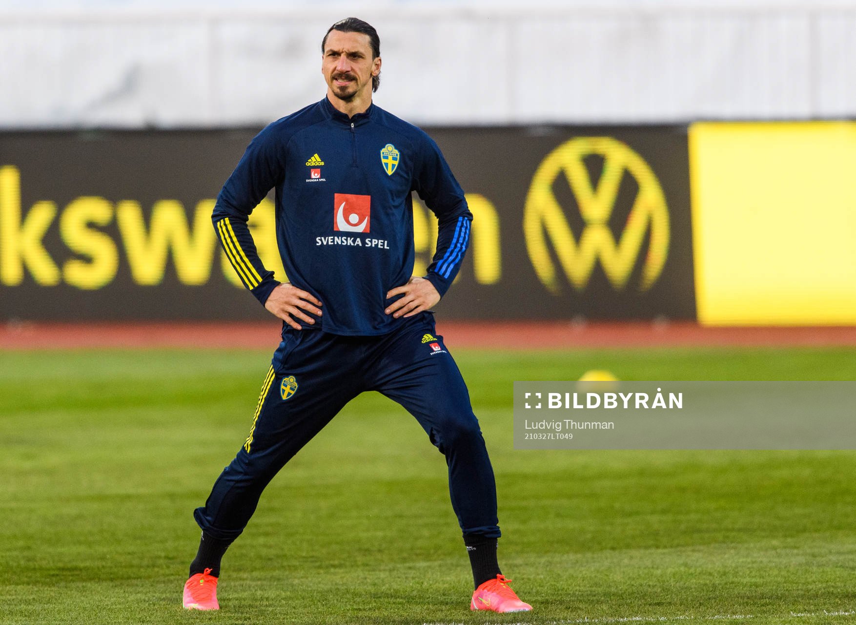 Zlatan Ibrahimovic of the Swedish national football team